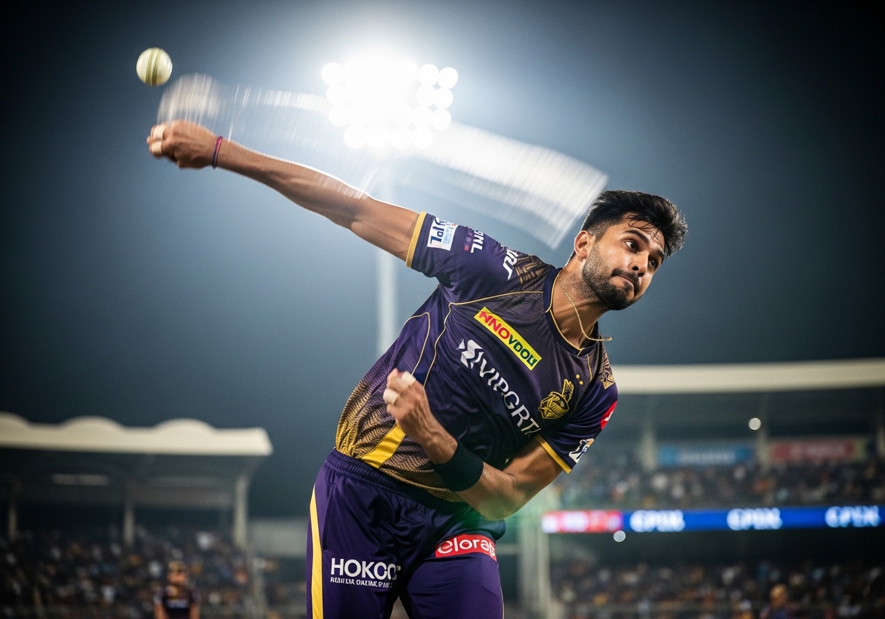 KKR bowling action IPL