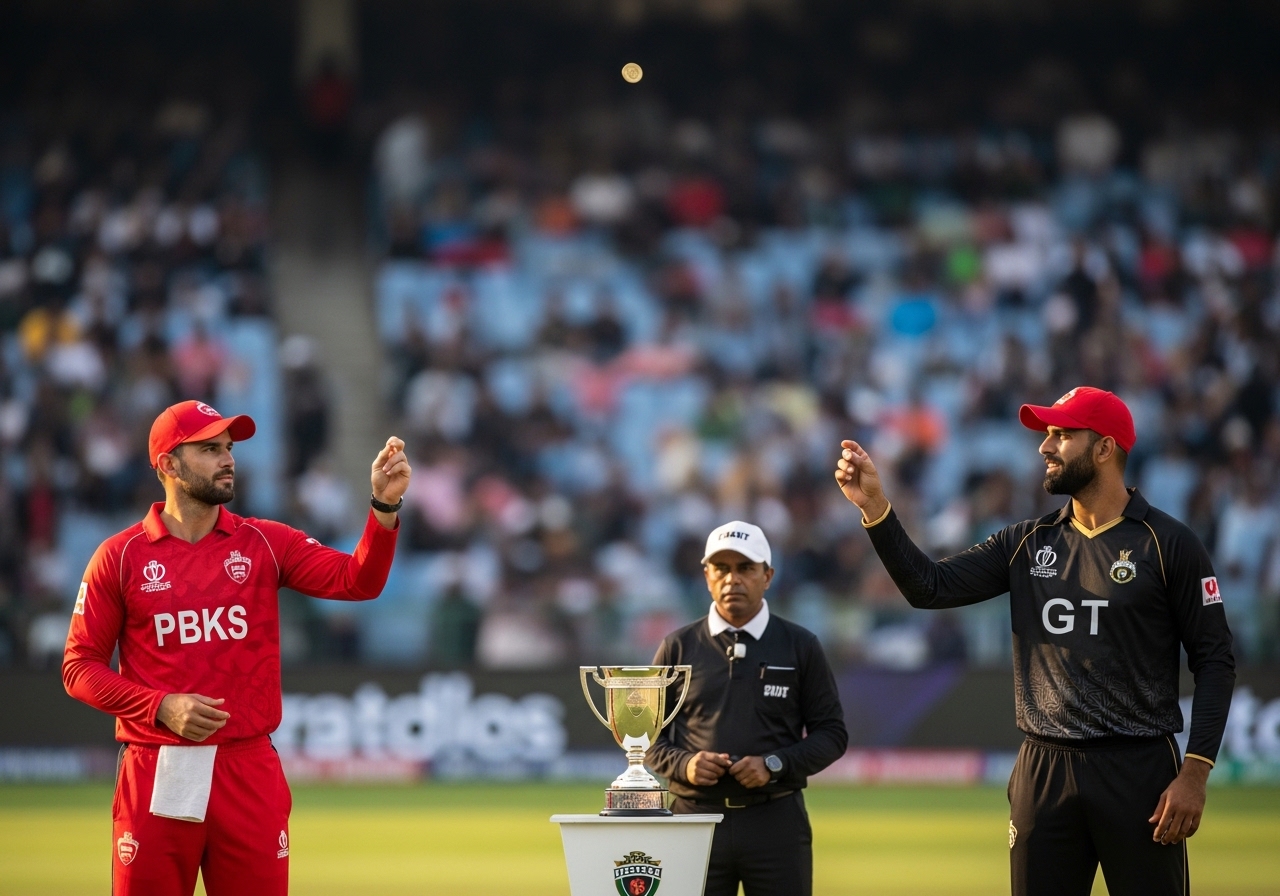 Toss moment PBKS vs GT