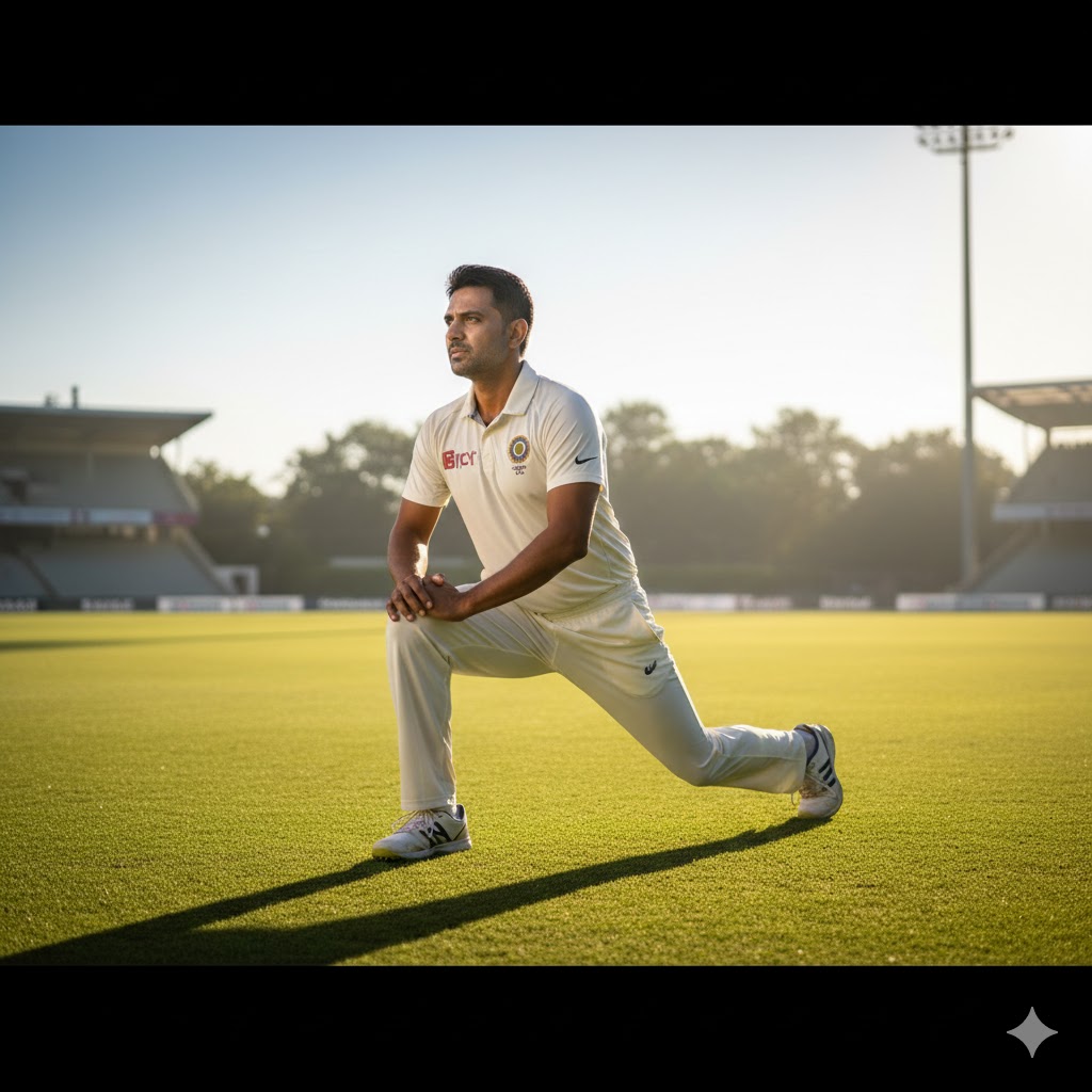 Transition of a corporate professional from office desk to Pakistan Corporate League cricket match.
