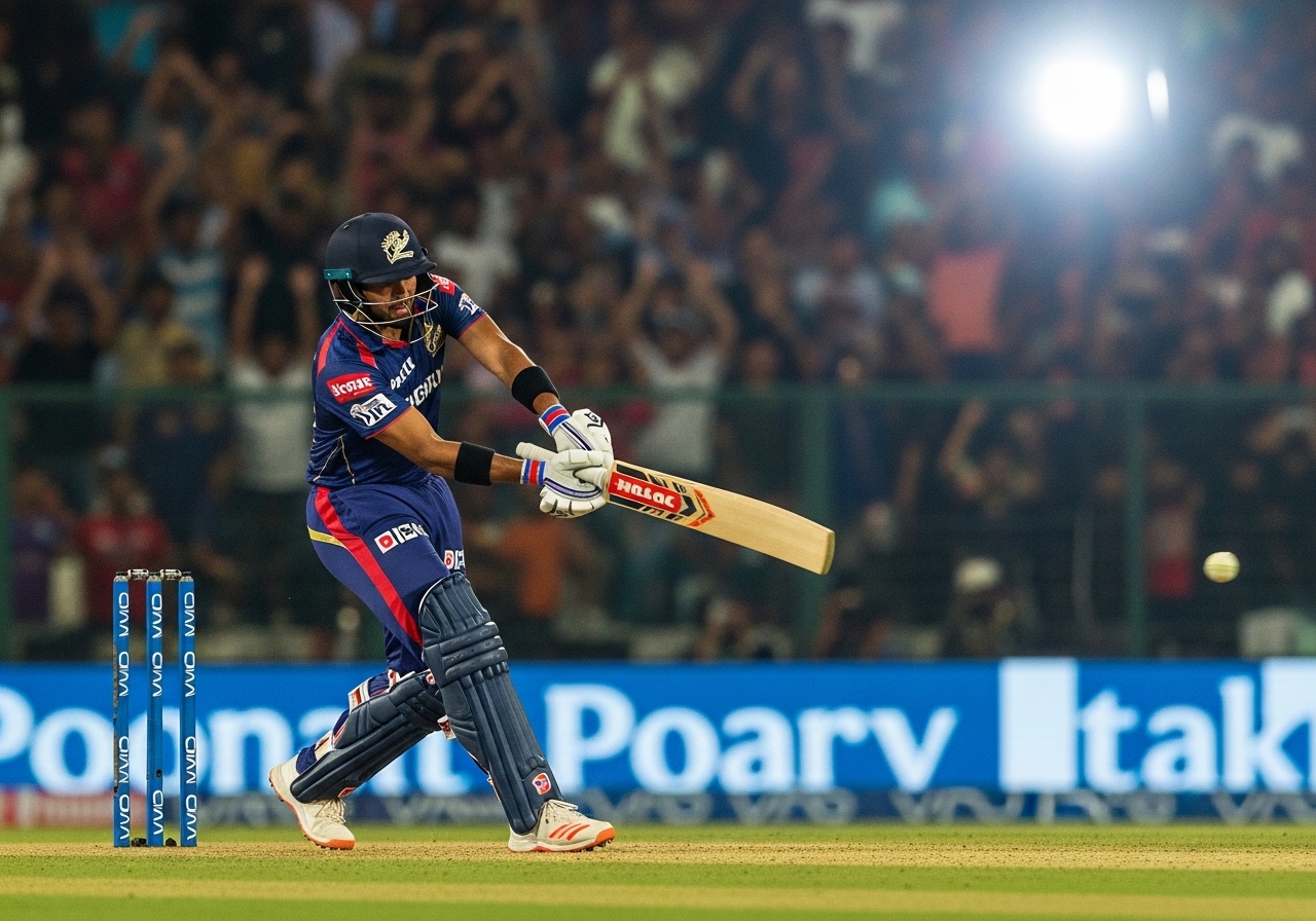 IPL batsman hitting six in match