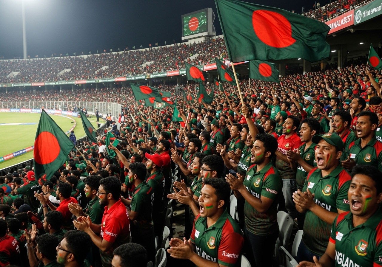 PCL 2026 cricket match ground with corporate teams and officials during tournament