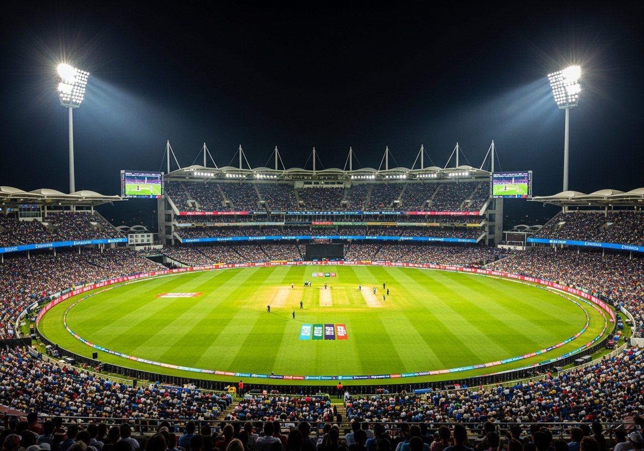 IPL stadium pitch view