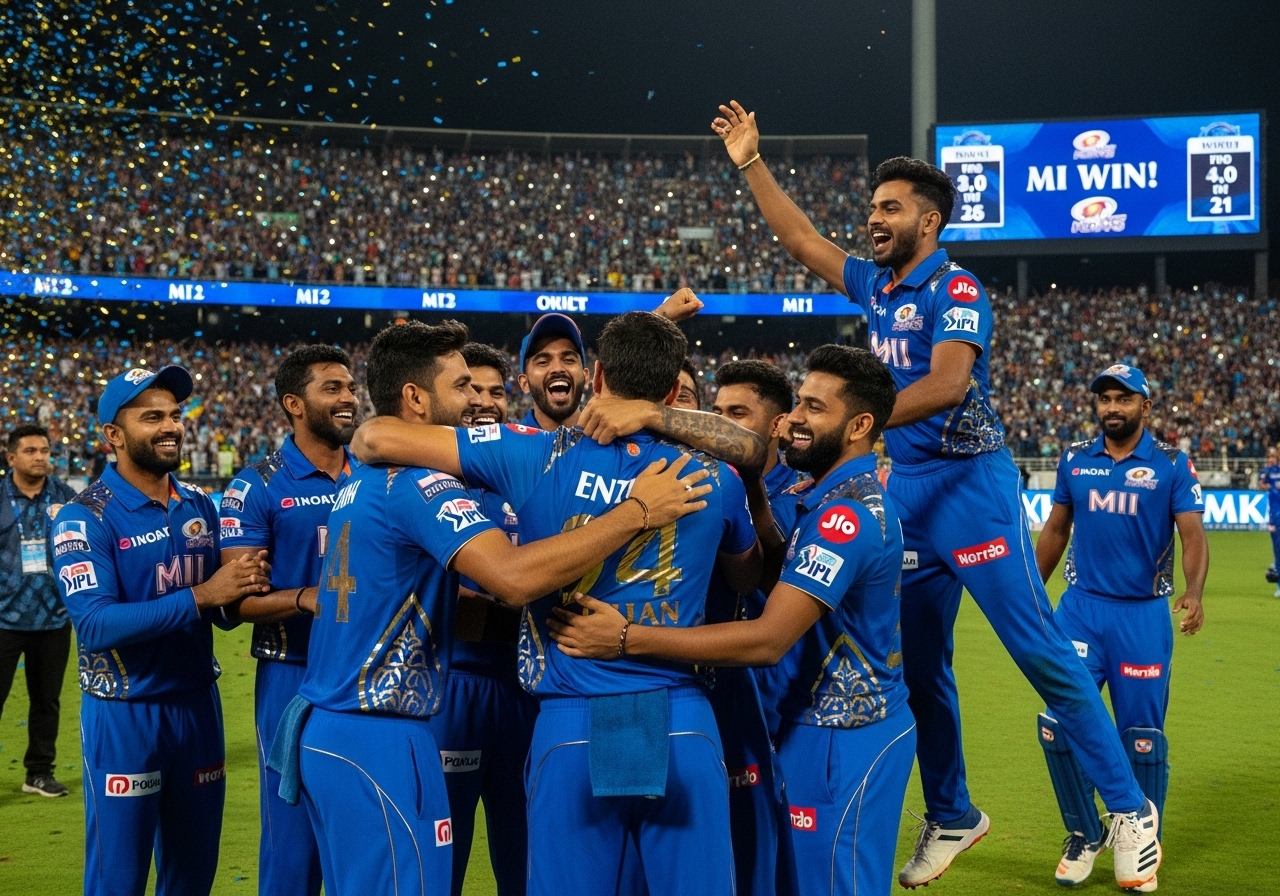 winning moment MI vs DC