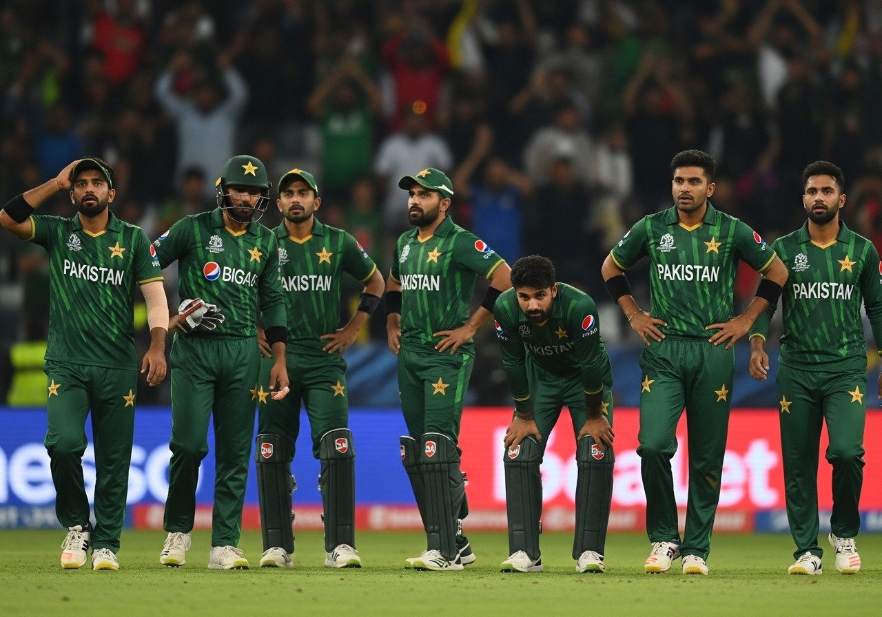 Pakistan team disappointed after T20 World Cup defeat