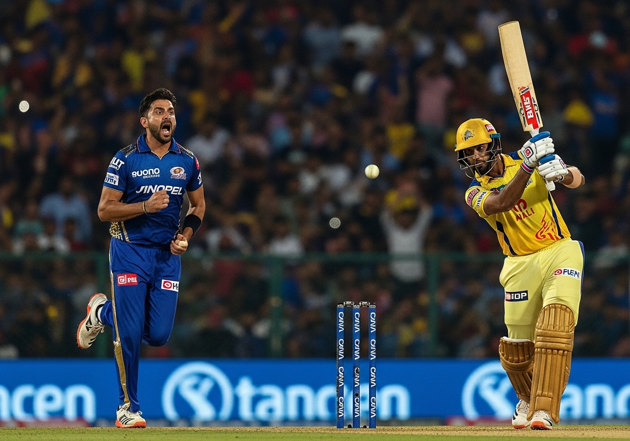 Final over tension in IPL match