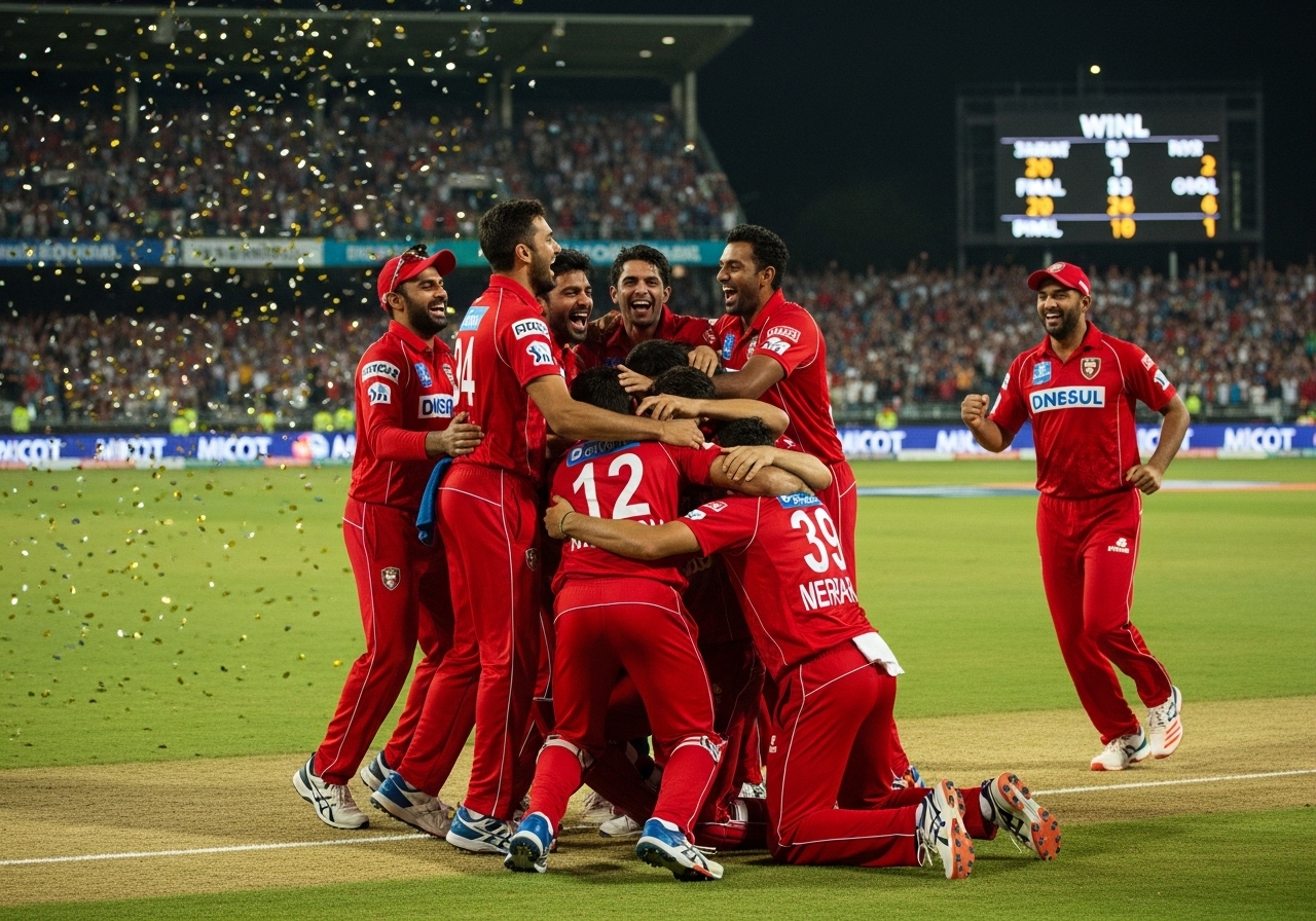 winning moment CSK vs PBKS