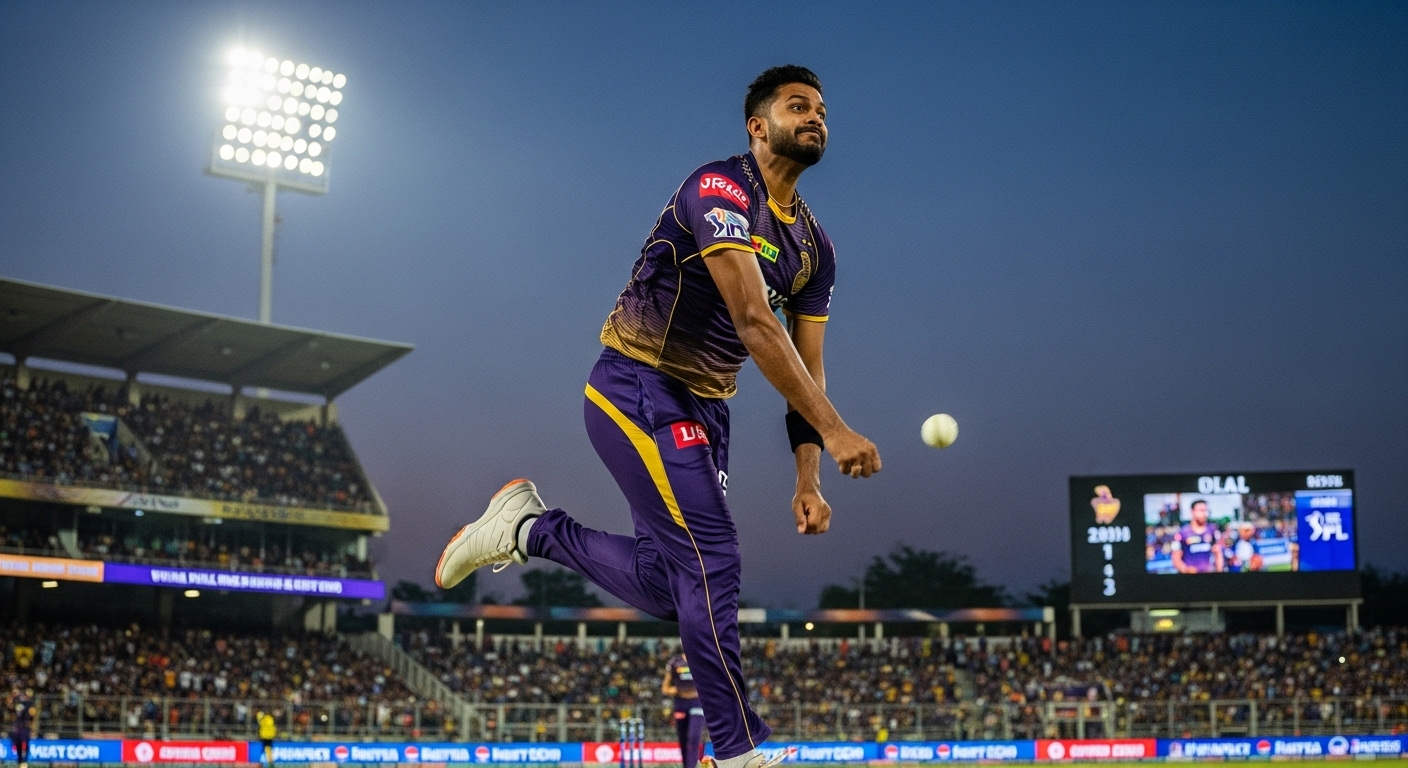 Sunrisers Hyderabad bowler in action