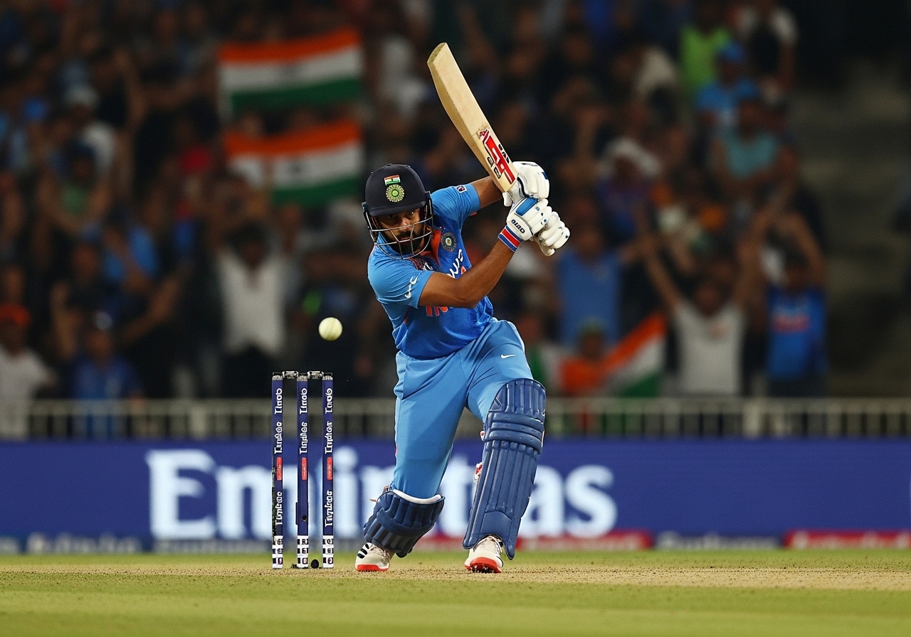 Indian opening batsmen Shubman Gill and Ruturaj Gaikwad playing aggressive shots against Zimbabwe