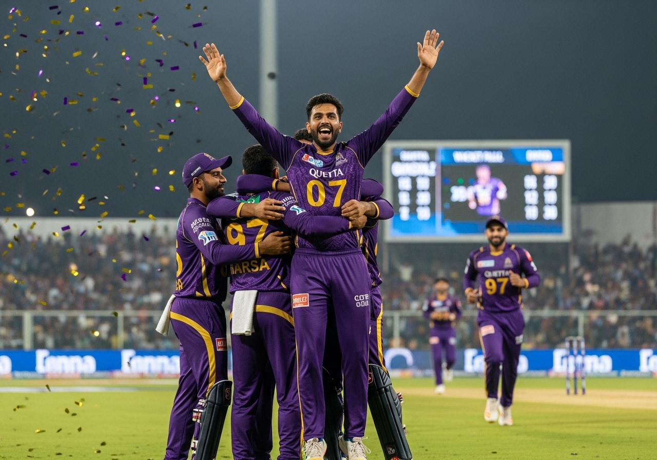 team celebrating wicket PSL