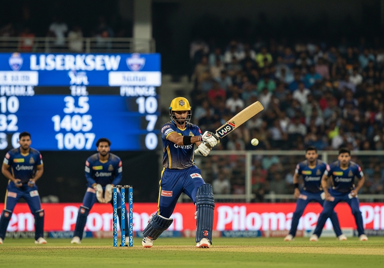 Hyderabad Kingsmen batting during run chase