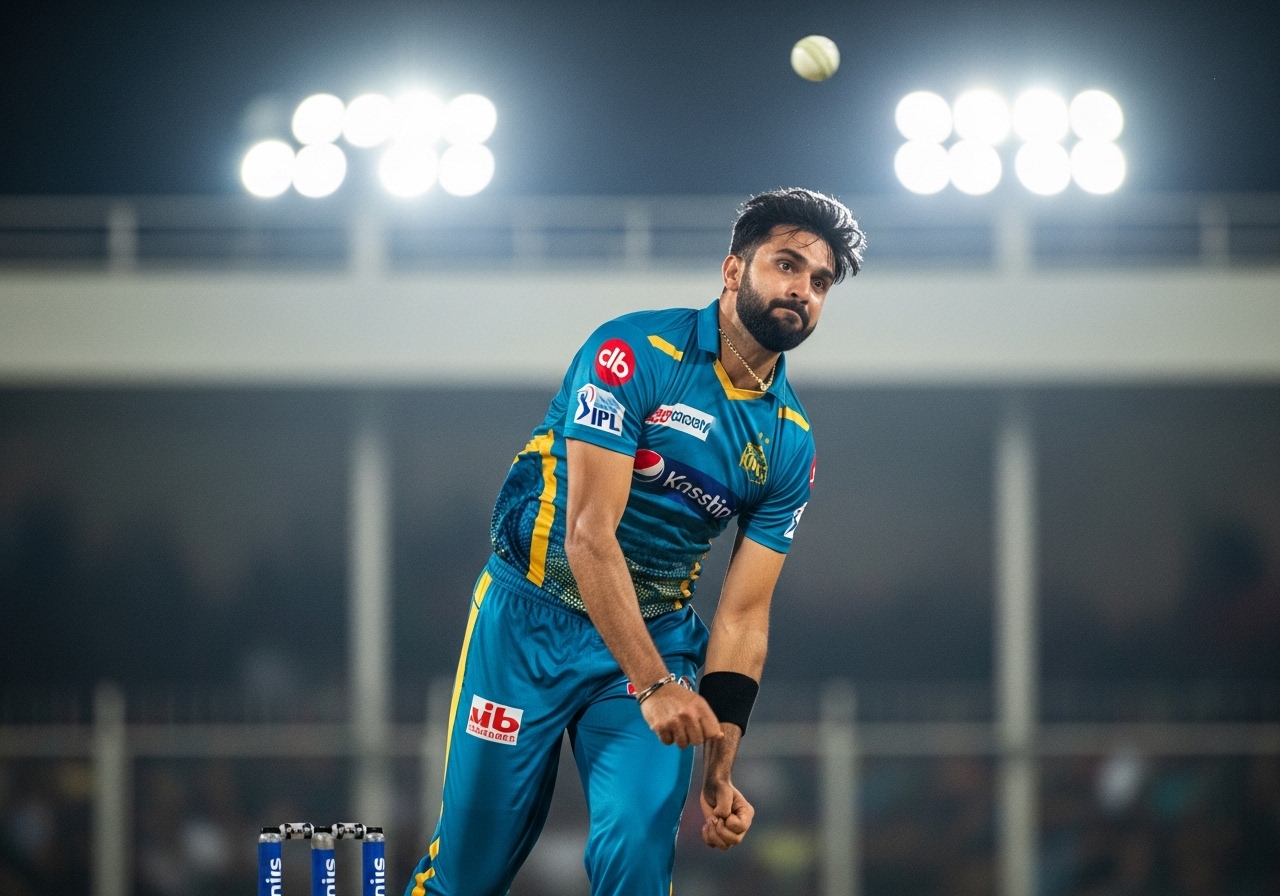 Karachi Kings bowling PSL match