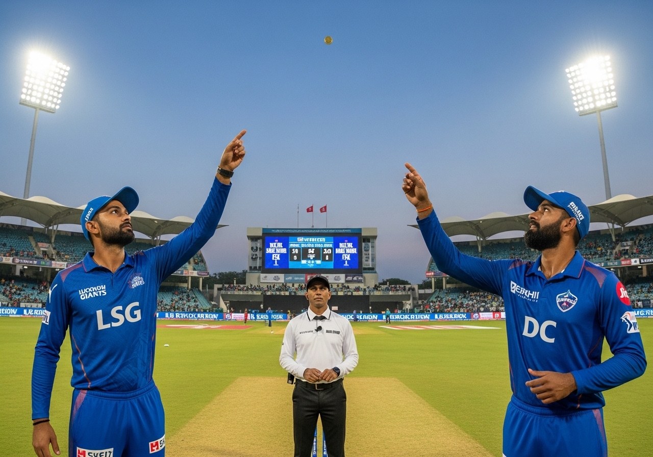 IPL match toss LSG vs DC