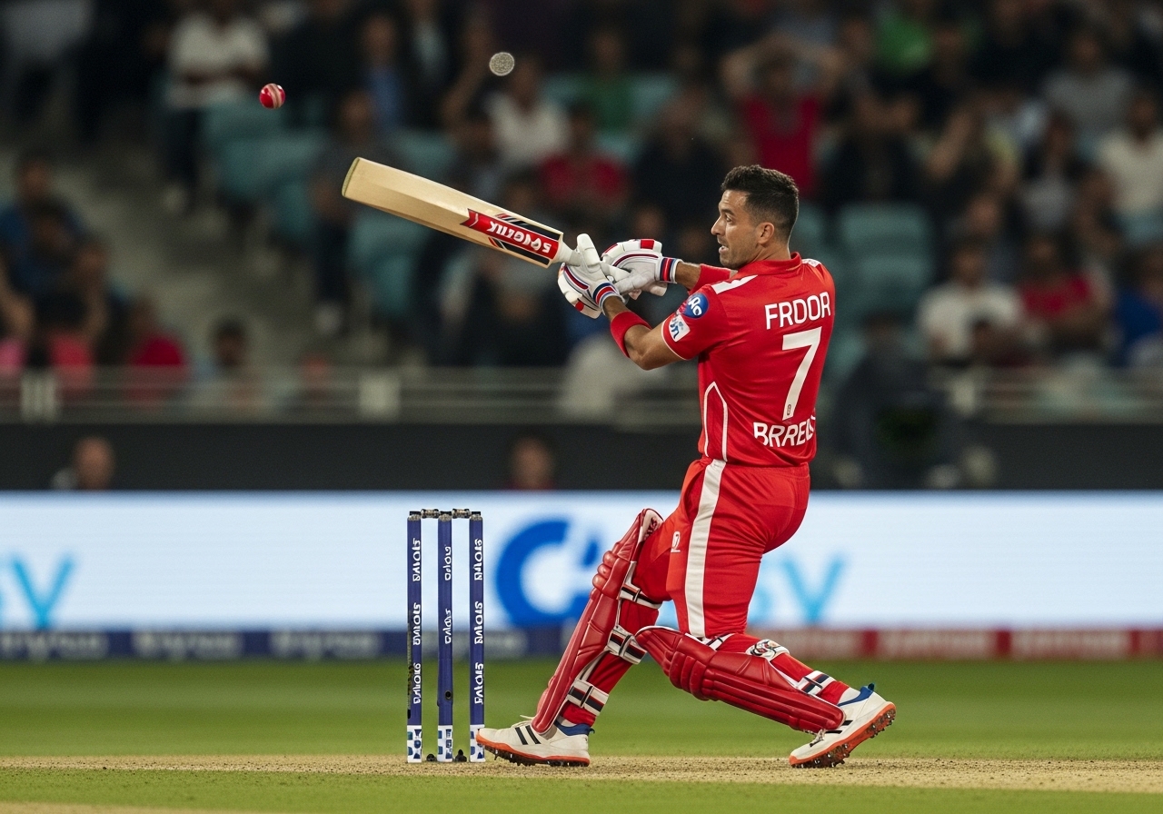 PBKS batsman playing shot