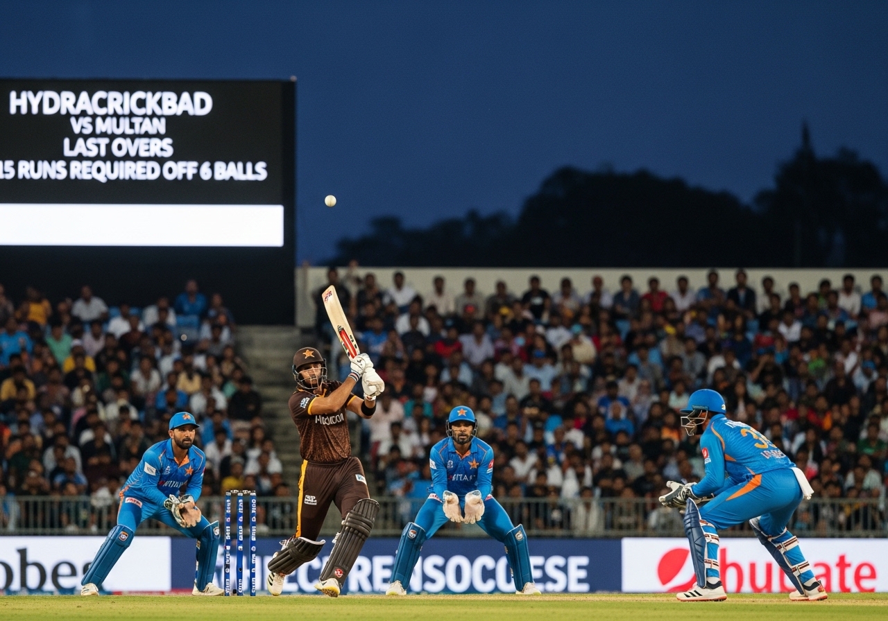 winning moment PSL Multan vs Hyderabad