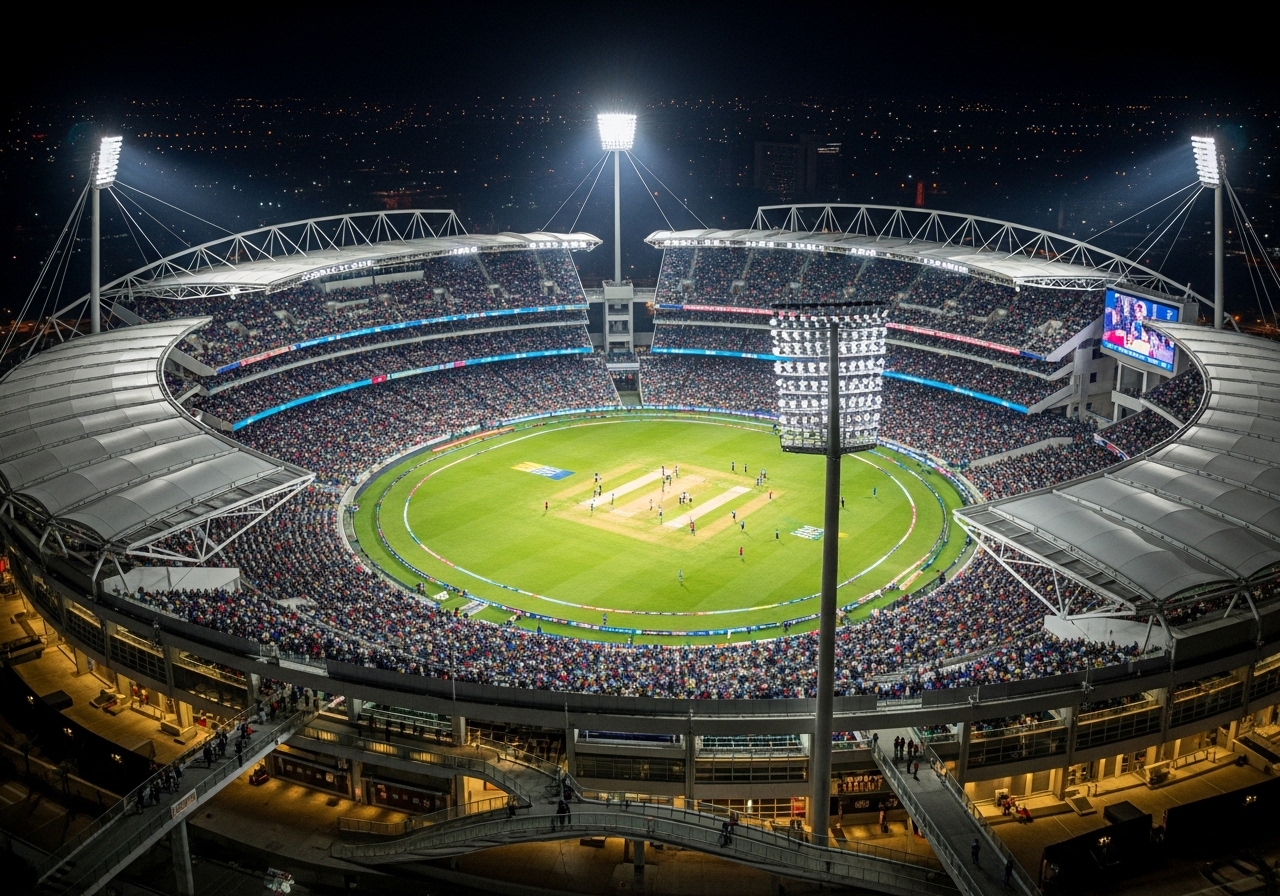 modern cricket stadium infrastructure