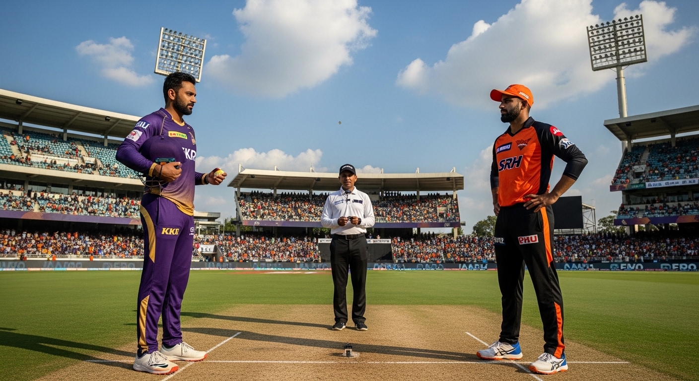 IPL match toss KKR vs SRH