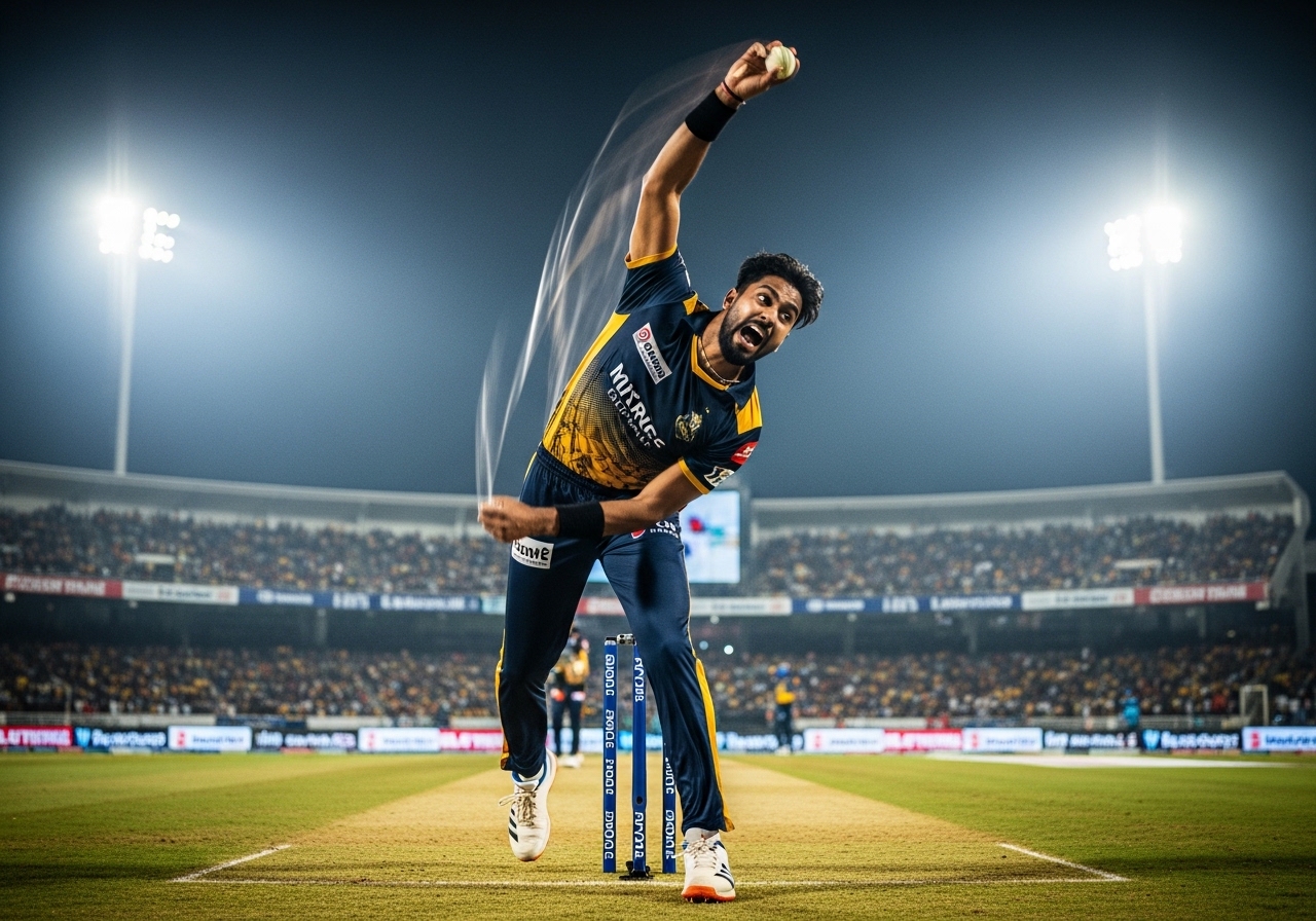 Lahore Qalandars fast bowling action