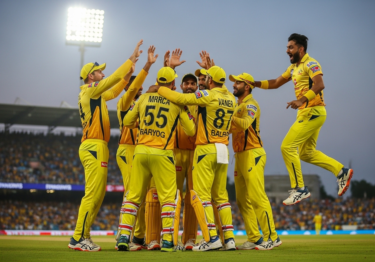 team celebrating wicket PSL