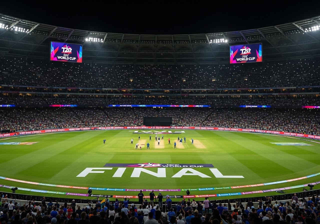 T20 World Cup trophy before final match